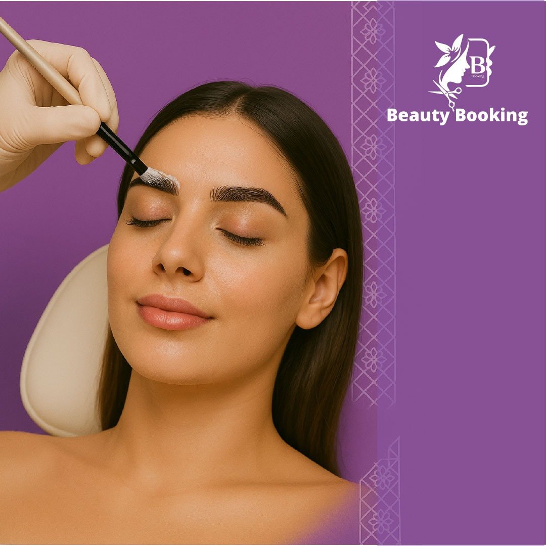 جلسة تشقير الوجة والحواجب