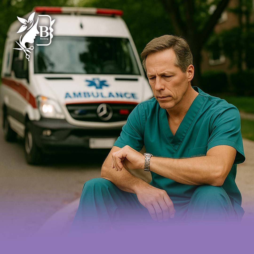 إنتظار سيارة إسعاف بالساعة