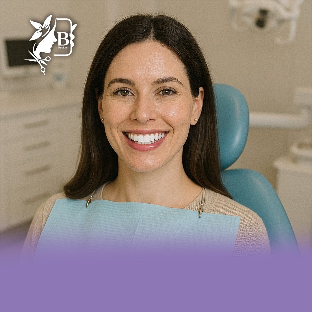 تنظيف وتلميع الأسنان بجلسة واحدة بدون جير وتصبغات